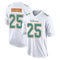 M.Dolphins #25 Tyrel Dodson Player White Fashion Home Game Ldoa Stitched Jerseys