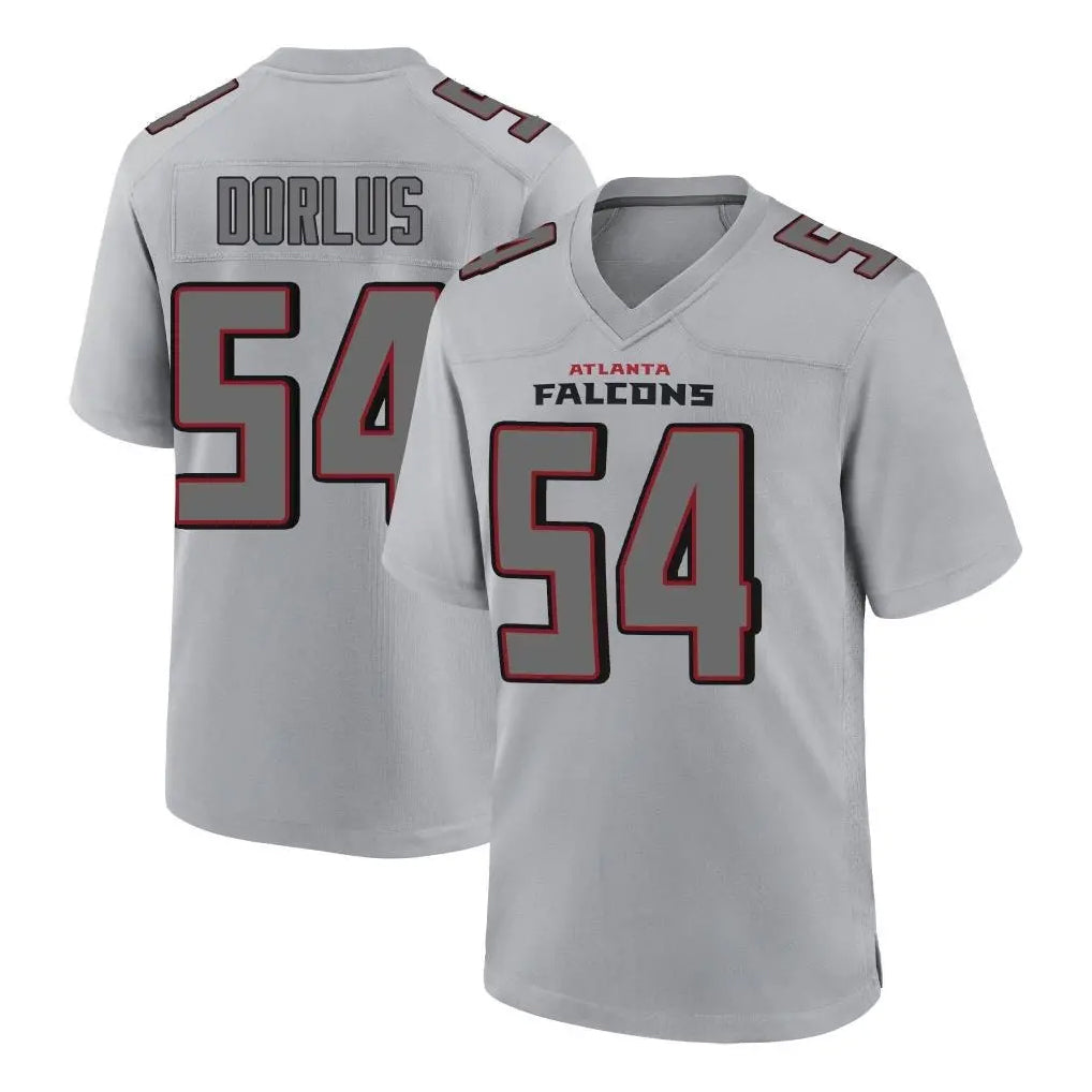 A.Falcons #54 Brandon Dorlus Player Gray Fashion Home Game Ldoa Stitched Jerseys