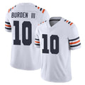 C.Bears #10 Luther Burden III Player White Classic Vapor Limited Home Game Ldoa Stitched Jerseys