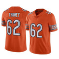 C.Bears #62 Joe Thuney Player Orange Alternate Vapor Limited Home Game Ldoa Stitched Jerseys