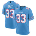 T.Titans #33 Cedric Gray Player Light Blue 2026 Game Home Ldoa Stitched Jerseys