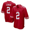 SF.49ers #2 Deommodore Lenoir Player Red Home Game Ldoa Stitched Jerseys