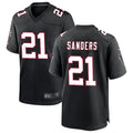 A.Falcons #21 Deion Sanders Player Black Throwback Limited Ldoa Stitched Jerseys