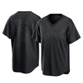 Athletics #5 Jacob Wilson Player Black Pitch Fashion T-shirt Home Game Ldoa Stitched Jerseys