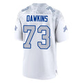 B.Bills #73 Dion Dawkins Benford Player White Rivalries Collection Limited Ldoa Stitched Jerseys