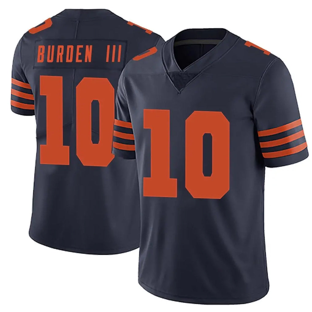 C.Bears #10 Luther Burden III Player Navy Blue Alternate Vapor Untouchable Limited Ldoa Stitched Jerseys