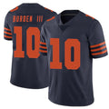 C.Bears #10 Luther Burden III Player Navy Blue Alternate Vapor Untouchable Limited Ldoa Stitched Jerseys