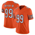 C.Bears #99 Gervon Dexter Sr. Player Orange Vapor F.U.S.E. Limited Home Game Ldoa Stitched Jerseys