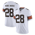 C.Browns #28 Emmanuel McNeil-Warren Player White Vapor Untouchable Limited Home Game Ldoa Stitched Jerseys