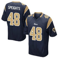 LA.Rams #48 Omar Speights Player Navy Home Game Ldoa Stitched Jerseys