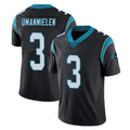 C.Panthers #3 Princely Umanmielen Player Black Vapor Untouchable Limited Game Ldoa Stitched Jerseys