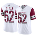 W.Commanders #52 Sonny Styles Player White Limited Vapor Home Game Ldoa Stitched Jerseys