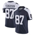D.Cowboys #87 Jake Ferguson Player Navy-White Limited Alternate Vapor Untouchable Home Game Ldoa Stitched Jerseys