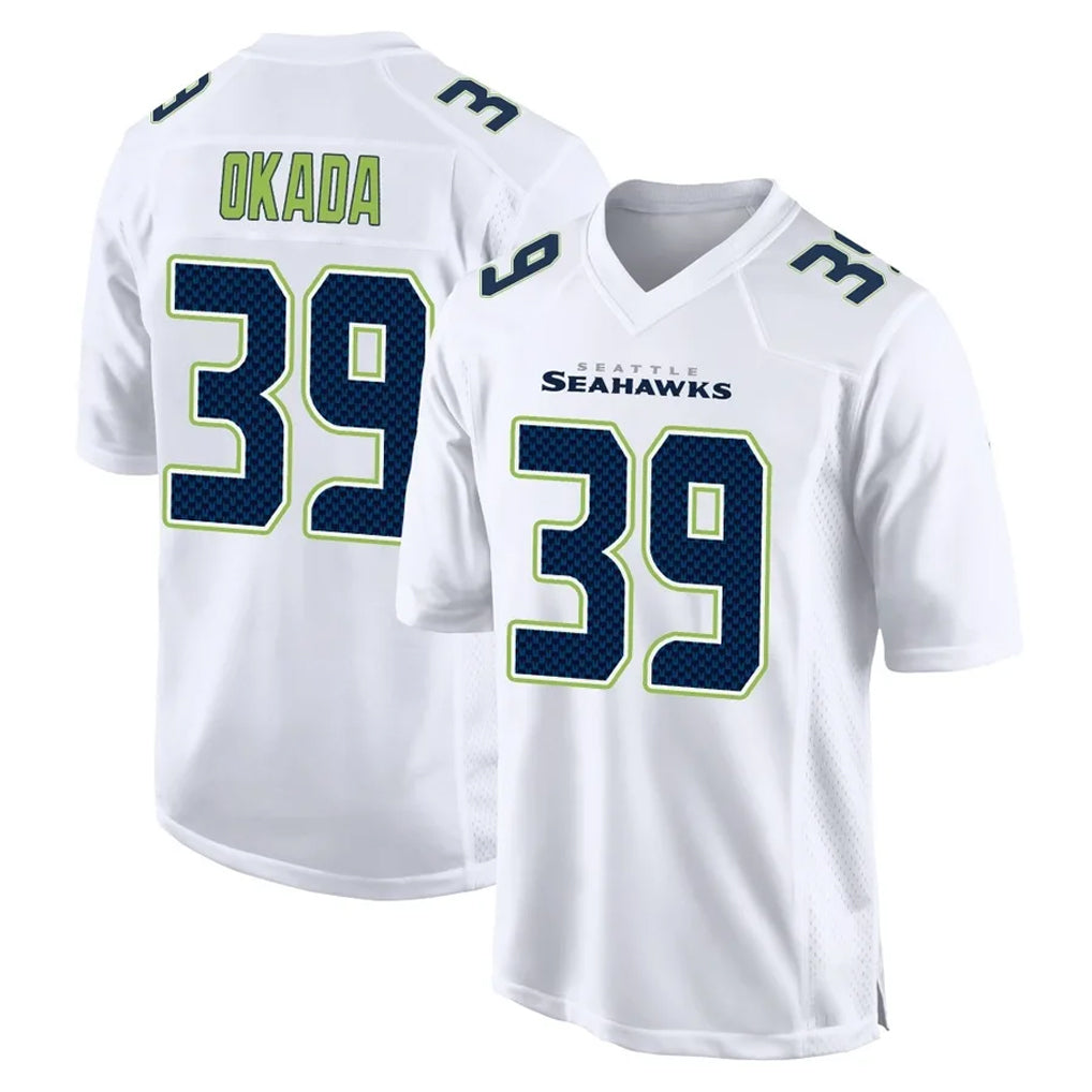 S.Seahawks #39 Ty Okada Player White Tundra Fashion Home Game Ldoa Stitched Jerseys