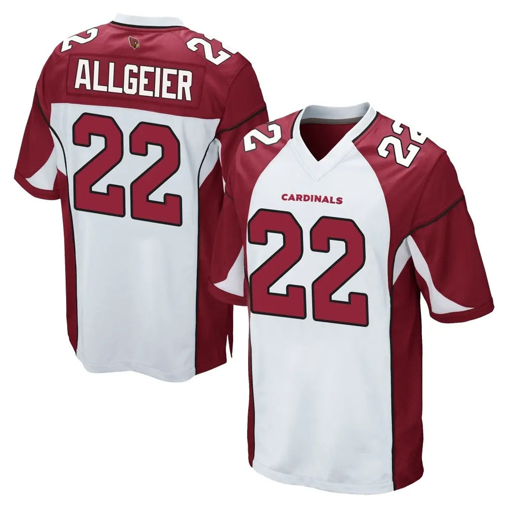 A.Cardinals #22 Tyler Allgeier Player White Cardinal Home Game Ldoa Stitched Jerseys