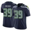 S.Seahawks #39 Ty Okada Player Navy Limited Vapor F.U.S.E. Home Game Ldoa Stitched Jerseys