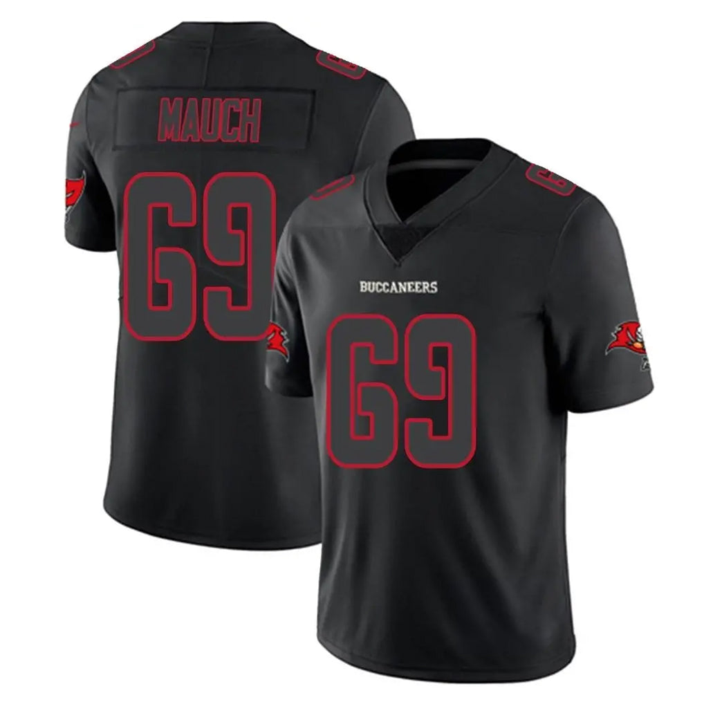 TB.Buccaneers #69 Cody Mauch Player Black Impact Limited Home Game Ldoa Stitched Jerseys