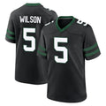 NY.Jets #5 Garrett Wilson Player Black Legacy Home Game Ldoa Stitched Jerseys