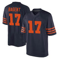 C.Bears #17 Tyson Bagent Player Navy Blue Alternate Game Ldoa Stitched Jerseys
