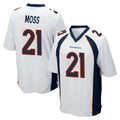 D.Broncos #21 Riley Moss Player White Game Ldoa Stitched Jerseys