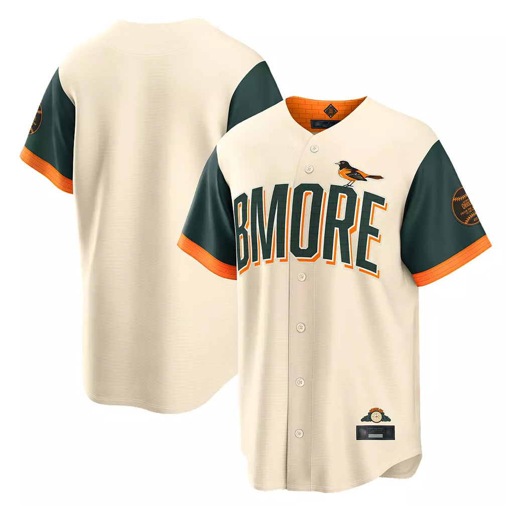 B.Orioles Blank Player Cream 2026 City Connect Home Ldoa Stitched Jerseys