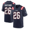 NE.Patriots #26 Hassan Haskins Navy Home Game Ldoa Stitched Jerseys