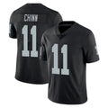 LV.Raiders #11 Jeremy Chinn Player Black Limited Vapor Untouchable Home Game Ldoa Stitched Jerseys