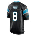 C.Panthers #8 Jaycee Horn Player Black Game Ldoa Stitched Jerseys