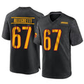 W.Commanders #67 Nick Allegretti Player Black Home Game Ldoa Stitched Jerseys