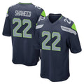 S.Seahawks #22 Rashid Shaheed Player Navy Home Game Ldoa Stitched Jerseys