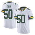 GB.Packers #50 Zach Tom Player White Vapor Untouchable Limited Home Game Ldoa Stitched Jerseys