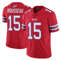 B.Bills #15 Greg Rousseau Player Red Vapor Untouchable Limited Xdoa Stitched Jerseys