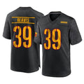 W.Commanders #39 Jeremy Reaves Player Black Home Game Ldoa Stitched Jerseys