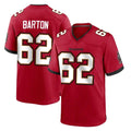 TB.Buccaneers #62 Graham Barton Player Red Home Game Ldoa Stitched Jerseys