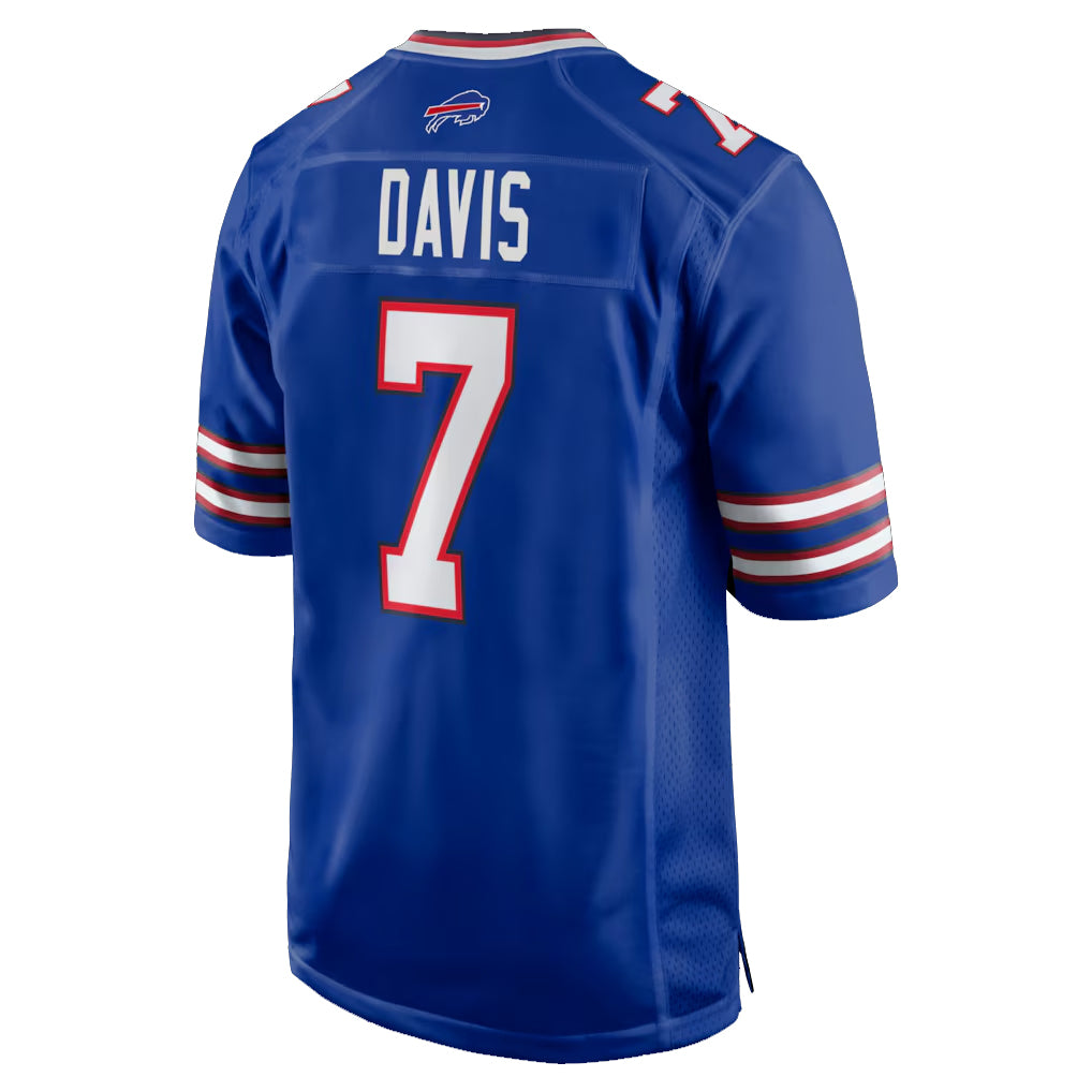 B.Bills #7 Ray Davis Player Royal Home Game Ldoa Stitched Jerseys