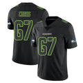 S.Seahawks #67 Charles Cross Player Black Impact Limited Home Game Ldoa Stitched Jerseys