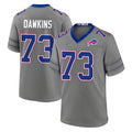 B.Bills #73 Dion Dawkins Player Gray Nickel City Home Game Xdoa Stitched Jerseys