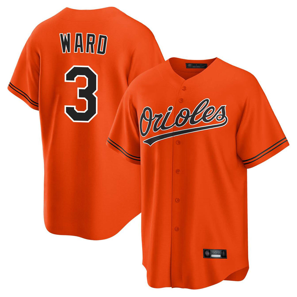 B.Orioles #3 Taylor Ward Player Orange Home Game Ldoa Stitched Jerseys