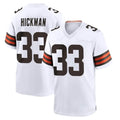 C.Browns #33 Ronnie Hickman Player White Home Game Ldoa Stitched Jerseys
