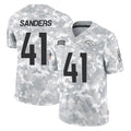 D.Broncos #41 Drew Sanders Player Arctic Camo Salute To Service Limited Ldoa Stitched Jerseys