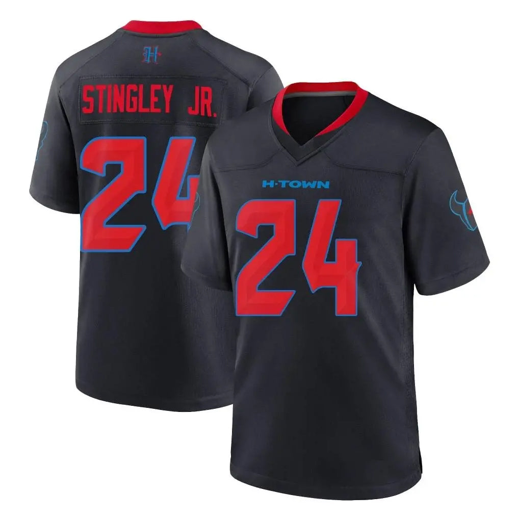 H.Texans #24 Derek Stingley Jr. Player Navy 2nd Alternate Home Game Ldoa Stitched Jerseys