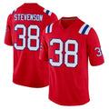 NE.Patriots #38 Rhamondre Stevenson Player Red Home Game Ldoa Stitched Jerseys