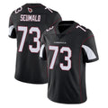 A.Cardinals #73 Isaac Seumalo Player Black Vapor Limited Home Game Ldoa Stitched Jerseys