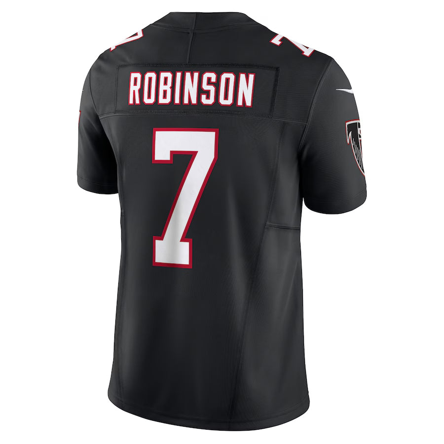 A.Falcons #7 Bijan Robinson Player Black Alternate Vapor F.U.S.E. Limited Ldoa Stitched Jerseys