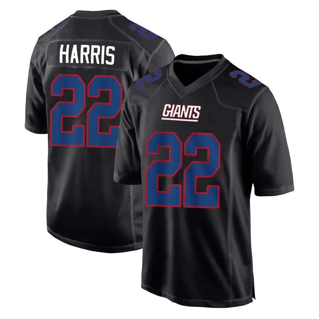 NY.Giants #22 Najee Harris Player Carbon Fashion Limited Home Game Ldoa Stitched Jerseys