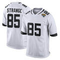 J.Jaguars #85 Brenton Strange Player White Home Game Ldoa Stitched Jerseys