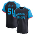 A.Braves #51 Chris Sale Player Navy National League All-Star Limited Elite Game Ldoa Stitched Jerseys