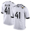 J.Jaguars #41 Josh Hines-Allen Player White Home Game Ldoa Stitched Jerseys