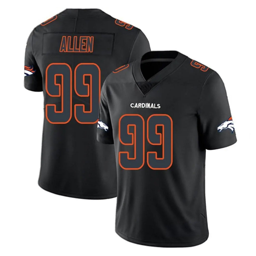 D.Broncos #99 Zach Allen Player Black Impact Limited Game Ldoa Stitched Jerseys