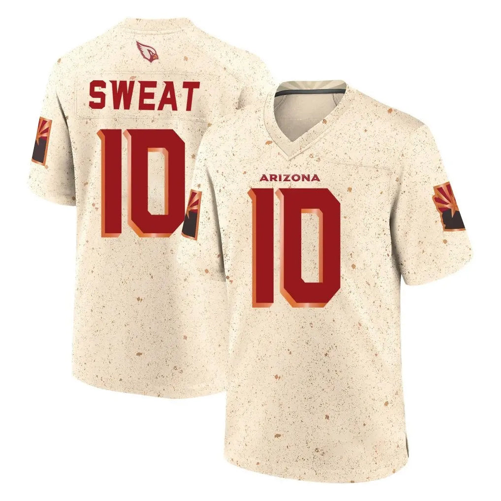 A.Cardinals #10 Josh Sweat Player Cream Rivalries Collection Game Ldoa Stitched Jerseys